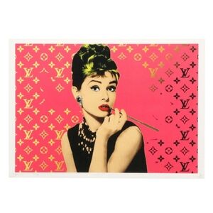 Death NYC Graphic Digital Print Featuring Audrey Hepburn